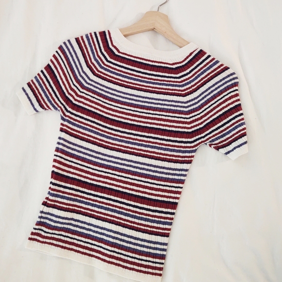 DIVIDED striped fitted top - Picture 3 of 3